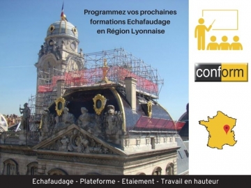 Formation Echafaudage en Région lyonnaise