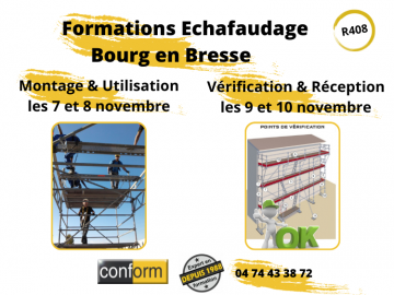 Formations Echafaudage - Bourg en Bresse