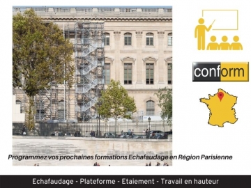 Formation Echafaudage en Région Parisienne