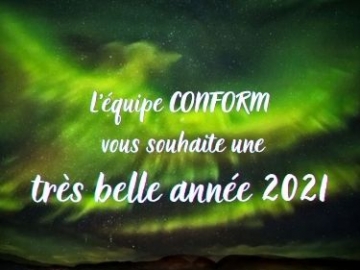 Nous vous souhaitons une bonne et heureuse année 2021