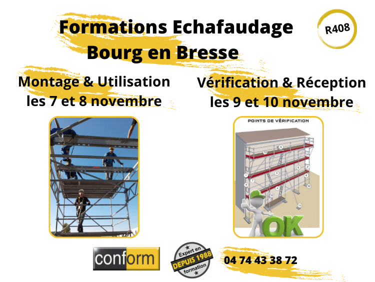 Formations Echafaudage - Bourg en Bresse