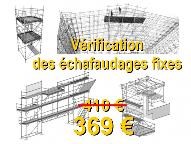 Formation Vérification des échafaudages en Région Parisienne Formation Vérification des échafaudages en Région Parisienne