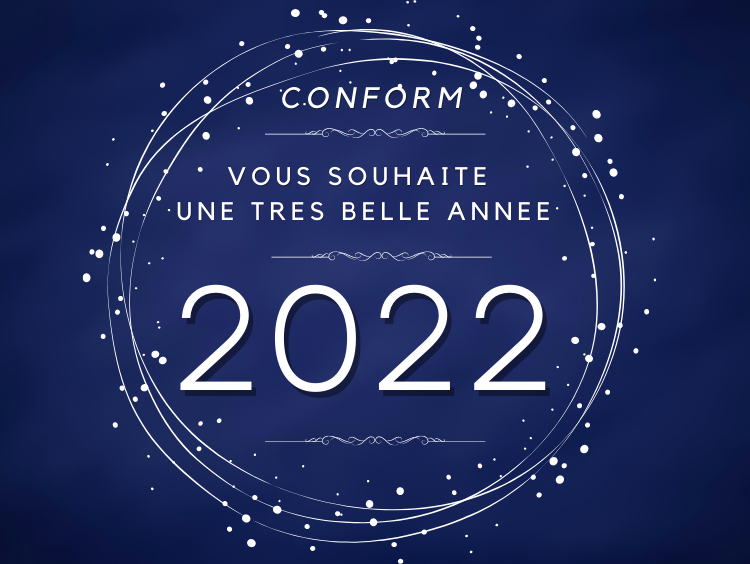 Toute l'Equipe vous souhaite une belle année 2022